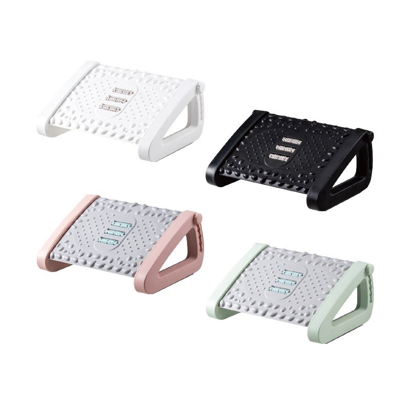 🔥按摩滾輪🔥墊腳踏板 腳踏凳 擱腳踩踏板 擱腳凳 辦公室墊腳神器 墊腳凳 人體工學踏板 踩腳踏板 多角度調整踏板-細節圖2