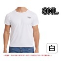 5.【白色】3XL｜涼感速乾運動短T