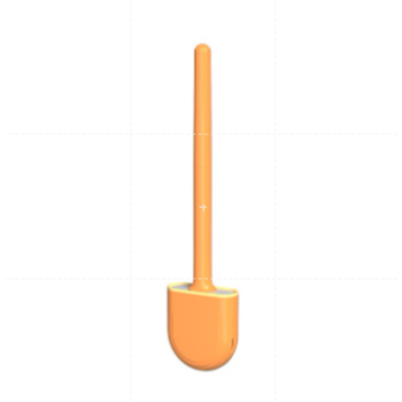 橘 掛壁式馬桶刷