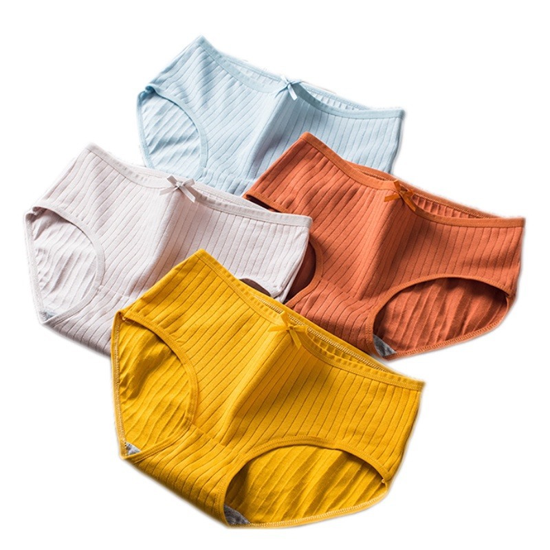 🔥舒適彈力🔥石墨烯棉質內褲 女生內褲 少女內褲 舒適小褲 貼身內褲石墨稀內褲 三角內褲 流行內褲 中腰內褲女性內褲-細節圖2