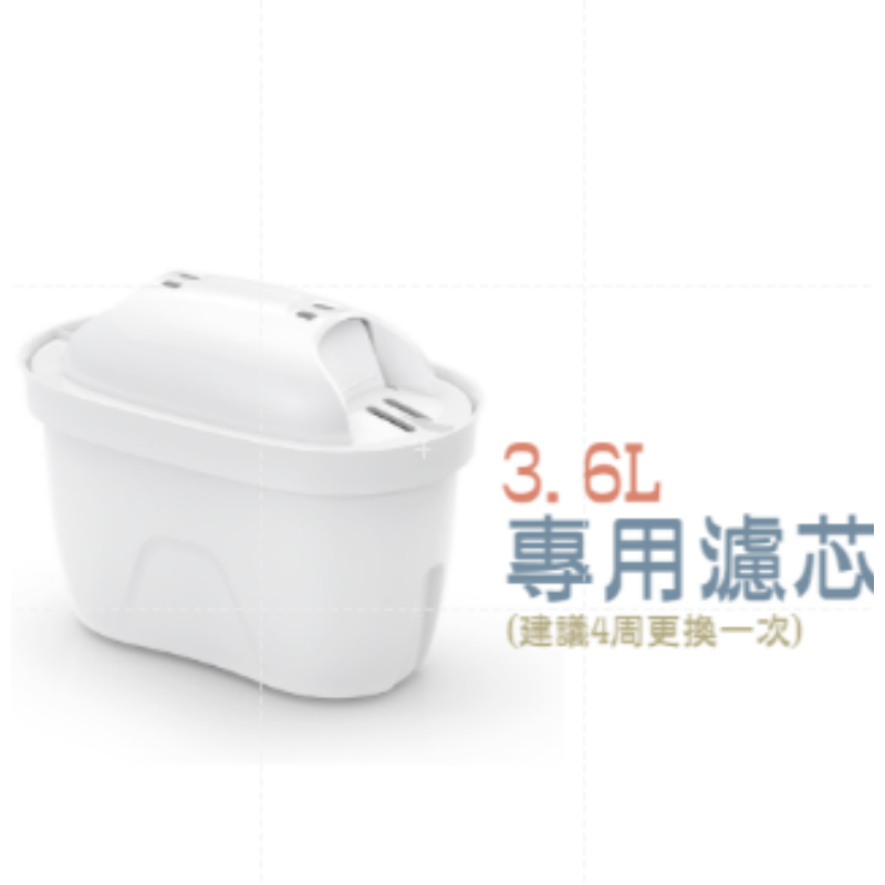 💧減少餘氯💧德國同款水壺 適用brita 3.5L淨水壺 過濾壺 過濾水壺家用飲水壺 淨水器 過濾水壺 濾芯 水壺-規格圖8