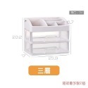 🔥大容量收納🔥桌面多層收納架 化妝品收納盒 文具收納 桌面多功能收納架 浴室置物架 桌面收納 臥室收納 透明抽屜-規格圖7