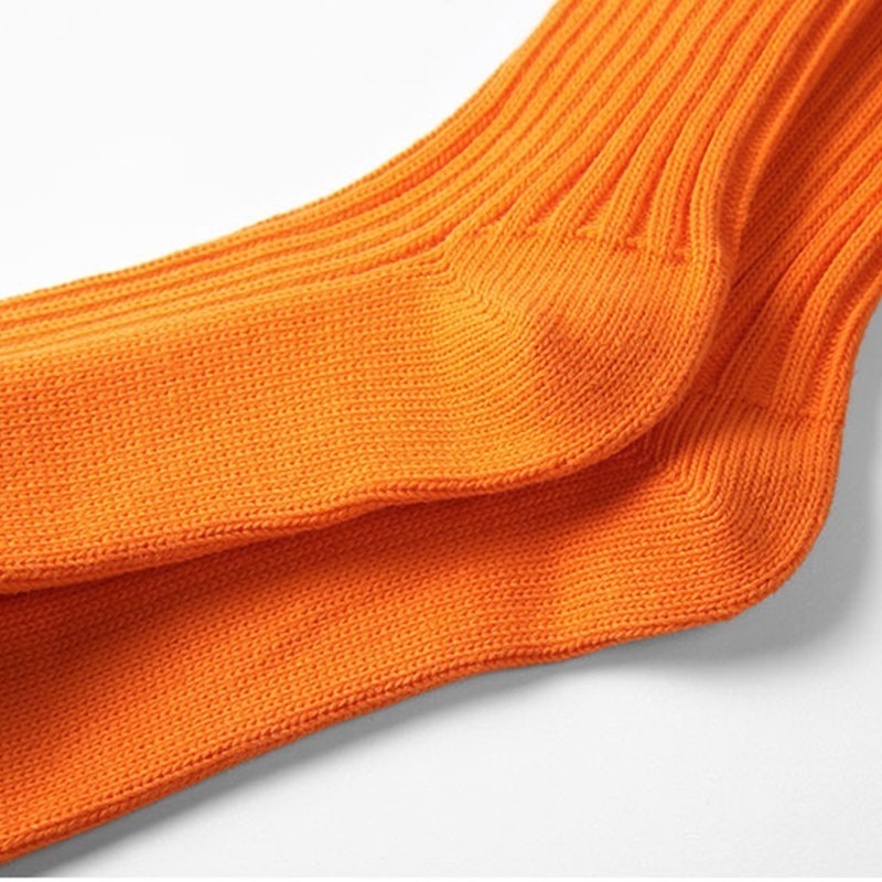 🌟超好穿🌟彈性中筒襪粗線 條紋 運動襪 中筒襪 推疊襪 條紋襪 厚磅長襪 粗線中筒襪 條紋中筒襪 素色襪子 FUS-細節圖7