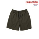 【軍綠色】UA抽繩尼龍短褲