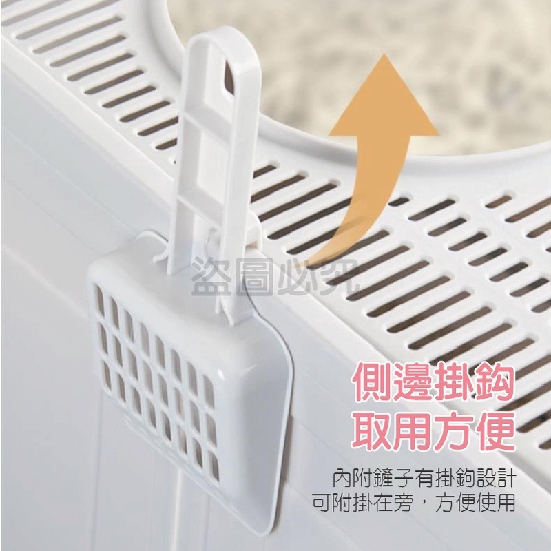 🔥貓砂不潑濺🔥封閉式貓砂盆 抽屜式貓砂盆 大號貓砂盆 大貓砂盆 貓砂盆 貓砂盆 貓厠所 貓咪用品 大空間貓砂盆-細節圖5