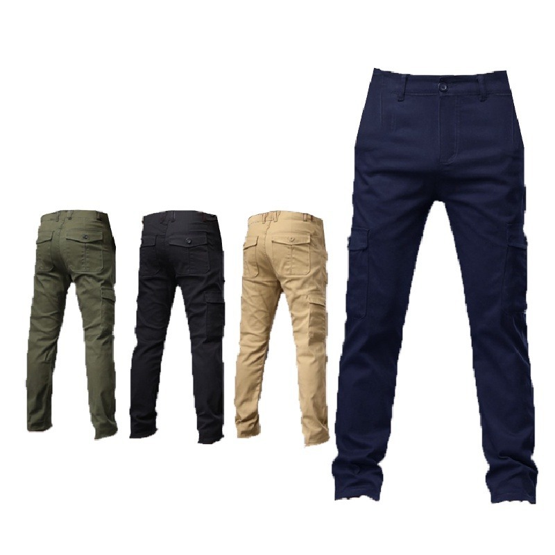 🔥超低價🔥同 UNIQLO版型 工作褲工裝褲 側口袋防刀割工作褲 休閒長褲 褲子 登山褲 耐磨褲子 直筒長褲 男褲-細節圖2