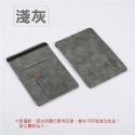淺灰 皮革護照套