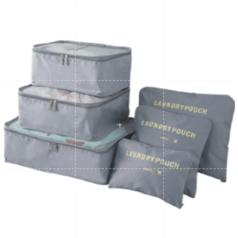 🔥6件組🔥旅行收納包 旅行袋 收納包 行李分裝袋 行李收納行李收納袋 旅行分裝袋飛機包 行李分類包 行李箱整理包-規格圖7