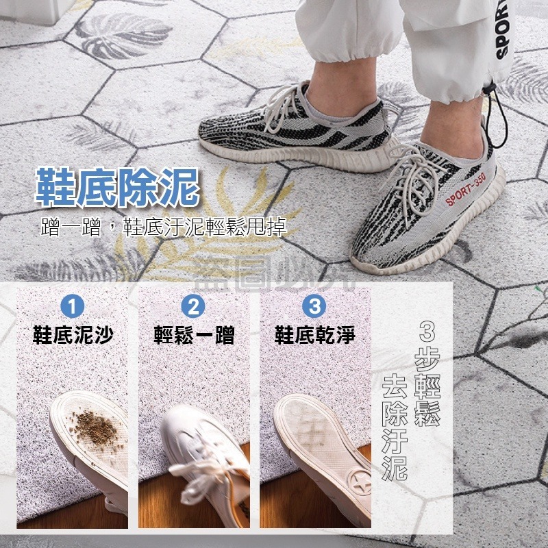 🔥加大超低價🔥絲圈地墊 刮泥絲圈地墊 門口地墊 刮泥蹭土地墊 PVC地墊 玄關地墊 刮泥地墊  腳踏墊 大尺寸地墊-細節圖3