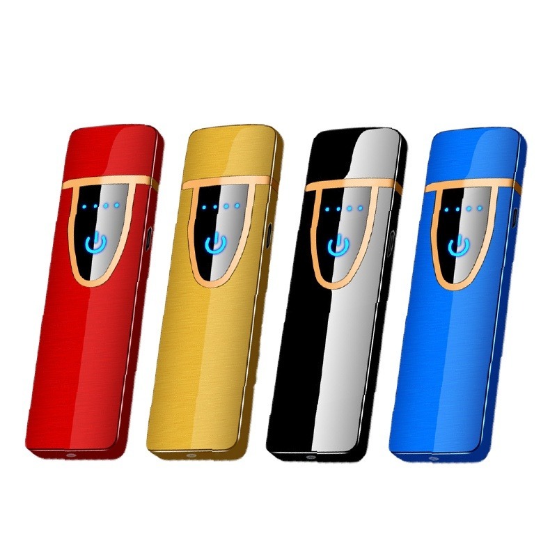 🔥輕觸即燃🔥觸控感應打火機 電子打火機電子點火器 USB觸摸點火器 防風打火機 充電式打火機 打火機 鎢絲打火機-細節圖2