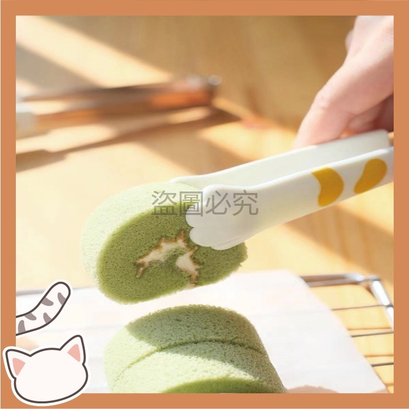 🚀貓控必備🚀貓掌烘培夾 麵包夾 不鏽鋼食物夾 烤肉夾 料理夾 零食夾 不鏽鋼夾 食品夾 夾子食物夾 貓爪夾 貓爪夾子-細節圖7