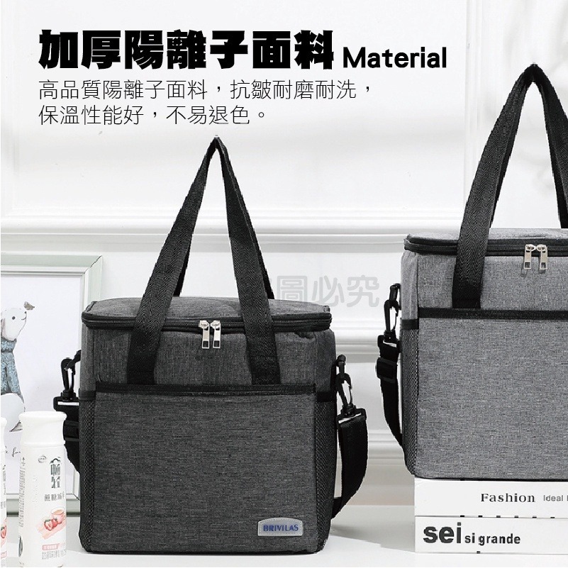 🚀保冷保溫🚀野餐保溫包 保溫保冷袋 露營包 保溫袋 保冰袋 外送袋 保冷袋 環保袋 野餐包 便當袋 收納袋 露營野餐-細節圖5