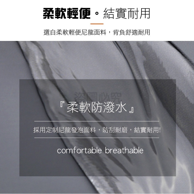 🚀多層置物🚀單肩側背包 D扣設計 防潑水 男生側背包 大容量肩背包 側背肩包 尼龍側背包 單肩斜背包 男用包 外送包-細節圖6