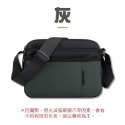 🚀多層置物🚀單肩側背包 D扣設計 防潑水 男生側背包 大容量肩背包 側背肩包 尼龍側背包 單肩斜背包 男用包 外送包-規格圖9