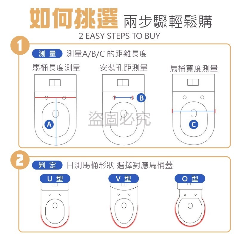 🚀家用馬桶蓋🚀馬桶蓋 U/V/O型 PP馬桶蓋 簡單安裝 加厚緩降 快速安裝 好清理 加厚通用 通用馬桶蓋-細節圖4