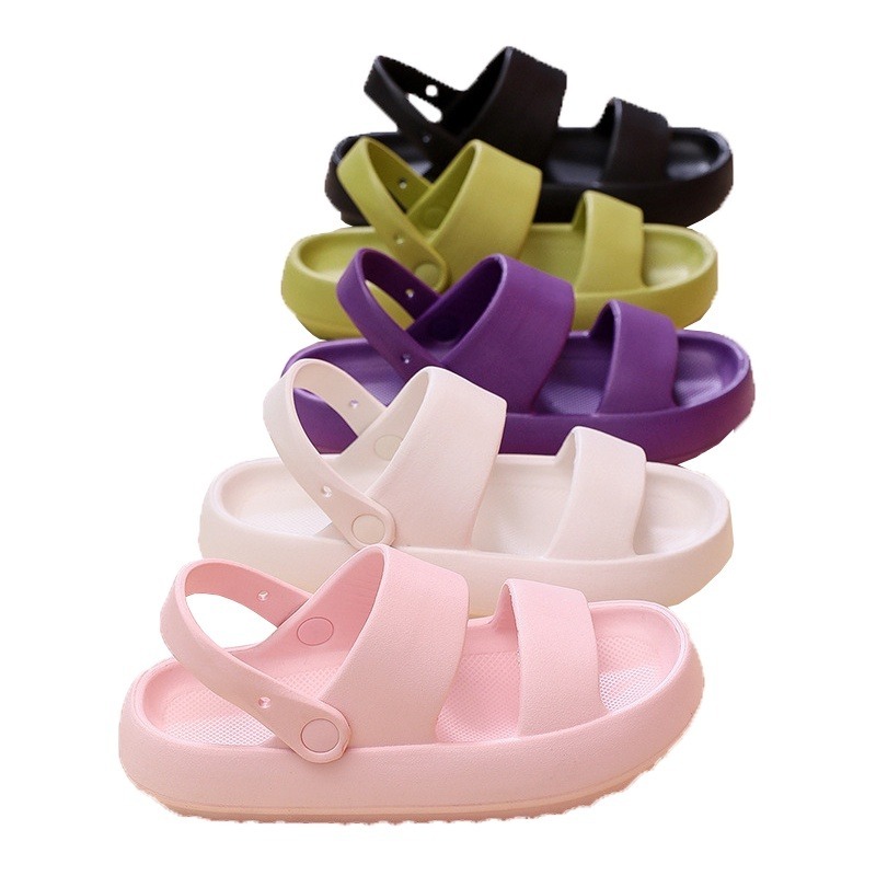 🚀肉球Q感🚀超厚底涼鞋 厚底涼拖鞋 高彈力厚底拖鞋 防水防滑 肉球舒適感 厚底防滑 涼拖鞋 軟Q-細節圖2