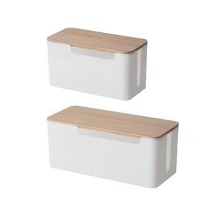 🔥福利品出清🔥延長線收納盒 電線收集盒 集線盒 電線收納 大開口收納盒 電線收納 電源線 數據機 充電線 收納線盒-細節圖2