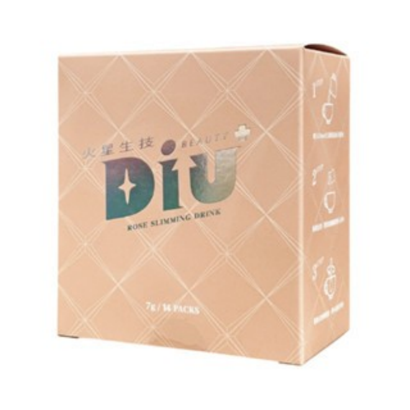 🔥台灣發貨🔥玫瑰孅孅飲 丟丟妹Diu+ 14入/盒 玫瑰飲 沖泡包 纖纖飲 玫瑰-規格圖4