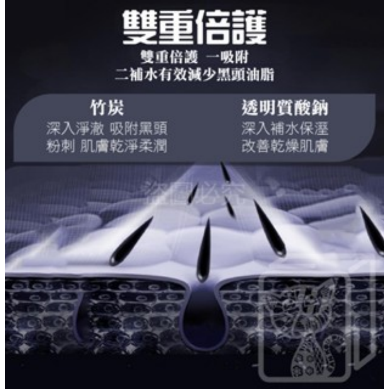 🔥竹炭礦物泥🔥去黑頭鼻膜 毛孔清潔面膜 鼻貼 竹炭面膜 去黑頭撕拉面膜 粉刺 清潔毛孔 吸粉刺 清潔泥膜 黑頭貼-細節圖5