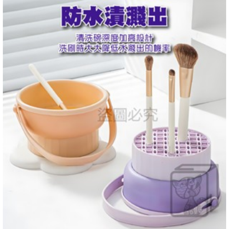 🔥專業洗刷🔥化妝刷清洗碗 美妝工具清潔化妝刷清洗洗刷神器 矽膠清洗碗 刷具清潔 粉撲清潔工具 刷具洗刷碗 刷具收納-細節圖5