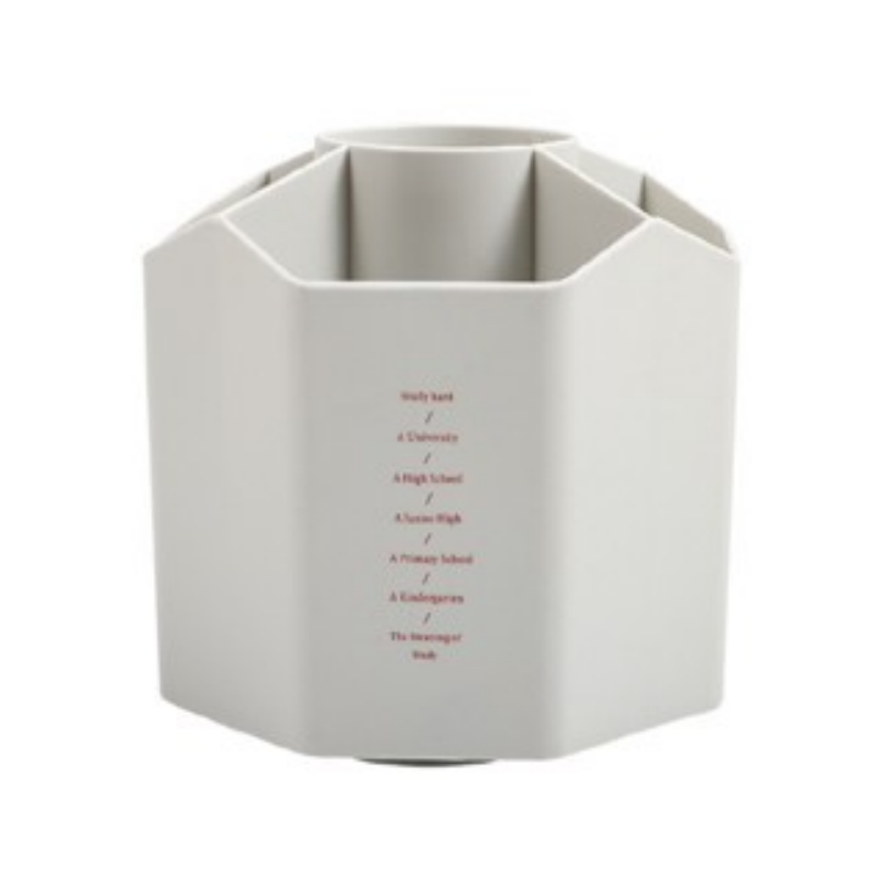 🔥靈活旋轉🔥旋轉筆筒 旋轉收納筒桌上筆桶 辦公室筆桶 刷具筒 化妝刷桶 文具收納 收納桶 北歐風 文具收納 大容量-細節圖2