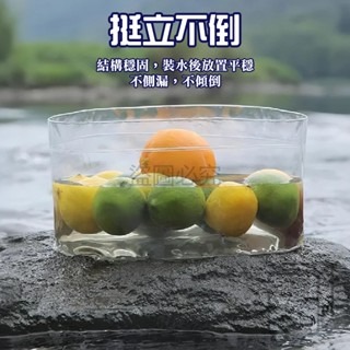 🔥快速摺疊🔥戶外摺疊水袋 露營水袋 簡易水盆 戶外水桶 PVC水袋 便攜水桶 冰鎮水袋 簡易洗衣盆 水袋 便攜集水盆-細節圖2