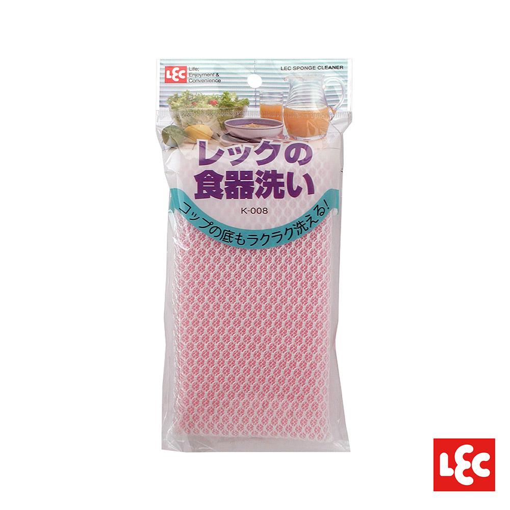日本LEC-【日本LEC】食器清潔海綿(藍綠&粉紅隨機出貨)-快速出貨-細節圖5