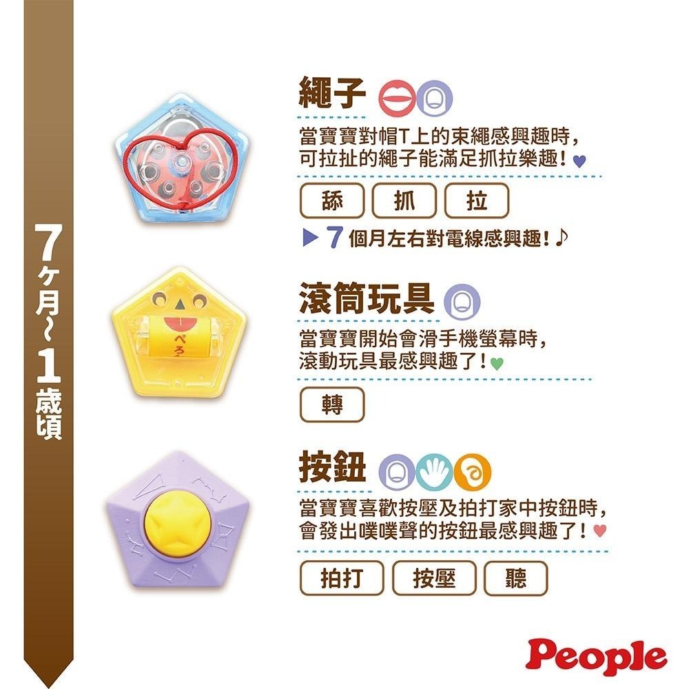 日本People-五感刺激洞洞球玩具(柔軟)(3m+/輕量好拿取，咬舔安心)-快速出貨-細節圖6