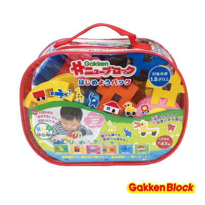 【台灣總代理】GAKKEN-日本學研益智積木-新基礎組合包(1歲6個月+/STEAM/軟積木/益智玩具)-快速出貨