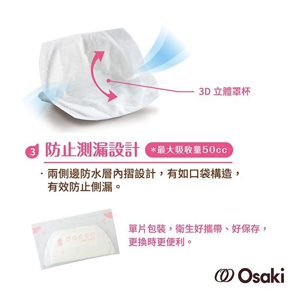 【總代理直送】日本 OSAKI-防溢乳墊(量少型)白色132片-快速出貨-細節圖5