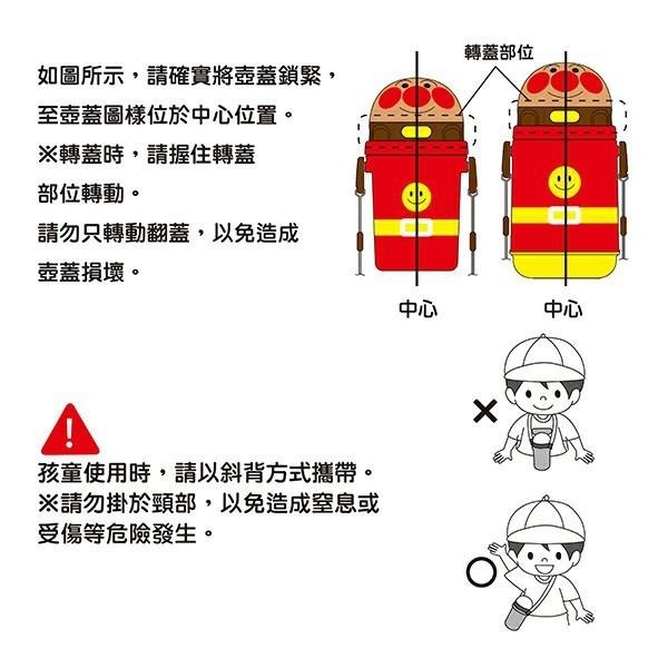 【正版公司貨】ANPANMAN 麵包超人-AN麵包超人造型吸管水壼400ml-快速出貨-細節圖9