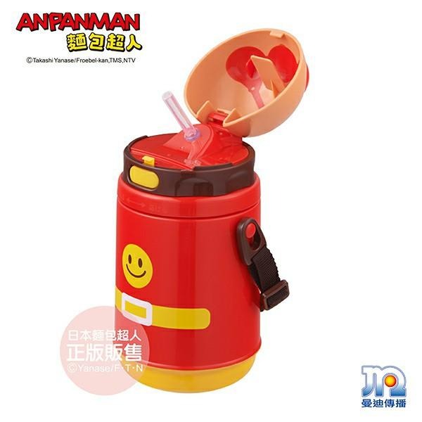 【正版公司貨】ANPANMAN 麵包超人-AN麵包超人造型吸管保冷水壼400ml-快速出貨-細節圖2