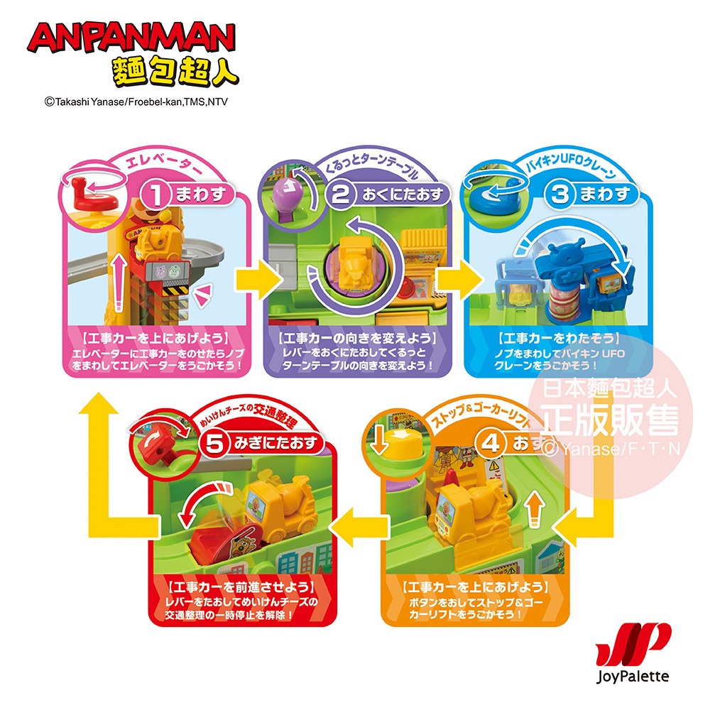 ANPANMAN 麵包超人-麵包超人腦部訓練～前進吧工具車(含特典)(3歲以上)-細節圖4