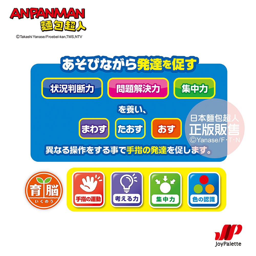 ANPANMAN 麵包超人-麵包超人腦部訓練～前進吧工具車(含特典)(3歲以上)-細節圖5