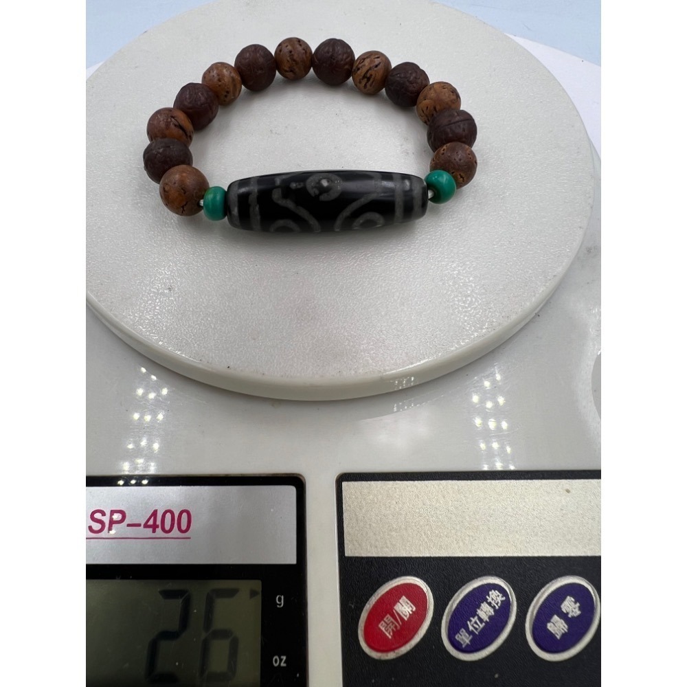 六眼天珠星月菩提手鍊西藏天珠6眼老天珠特殊紋路充分展現神秘能量就此釋出接地氣元氣up實物拍攝-細節圖6