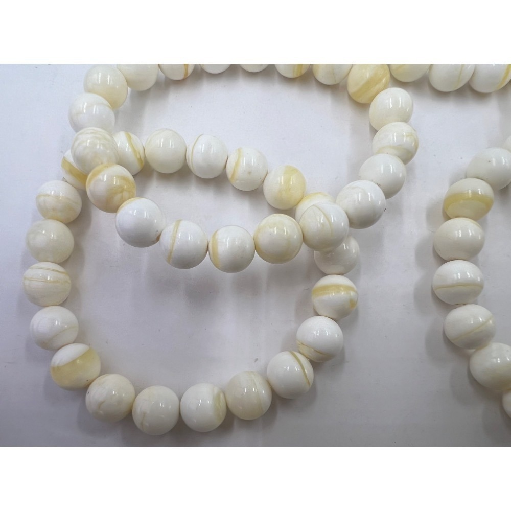 老大爺老貨天然硨磲圓珠手鍊手環優選特級品 單顆約10mm照片為精過挑選台灣現貨立馬寄出照片為樣品-細節圖2