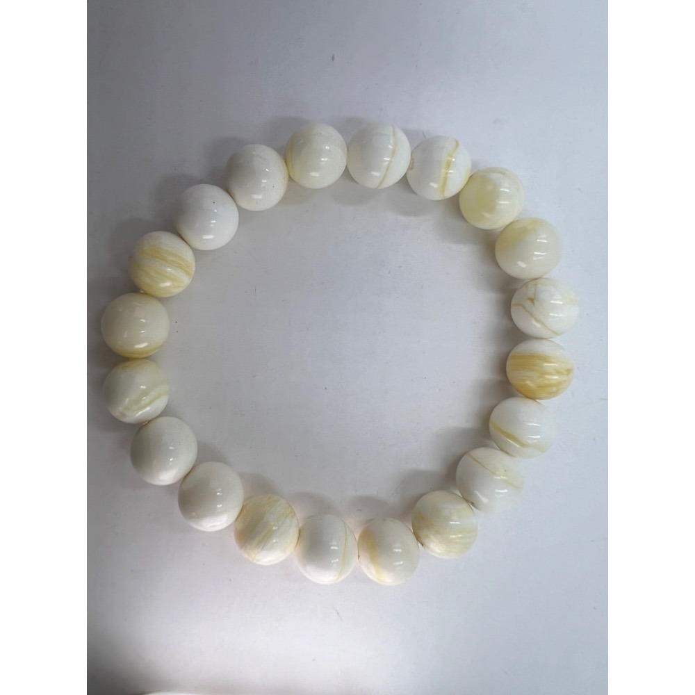 老大爺老貨天然硨磲圓珠手鍊手環優選特級品 單顆約10mm照片為精過挑選台灣現貨立馬寄出照片為樣品-細節圖6