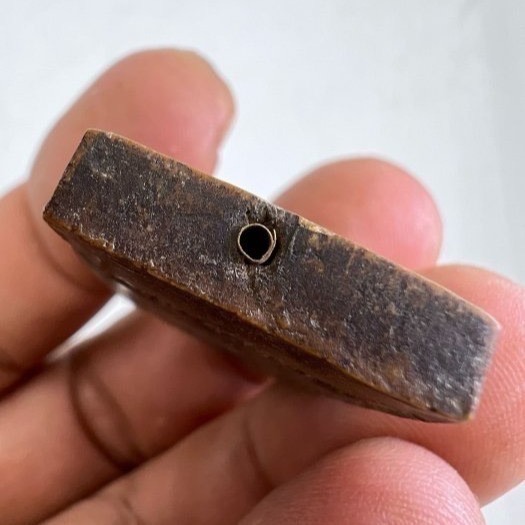 泰國佛牌 傳奇高僧龍婆多 菩提葉崇迪老佛牌 佛曆2518泰國古董文物佛教法器之力量來源念念有加持-細節圖4