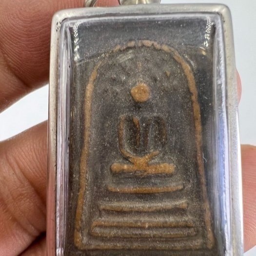 泰國佛牌 傳奇高僧龍婆多 菩提葉崇迪老佛牌 佛曆2518泰國古董文物佛教法器之力量來源念念有加持-細節圖6