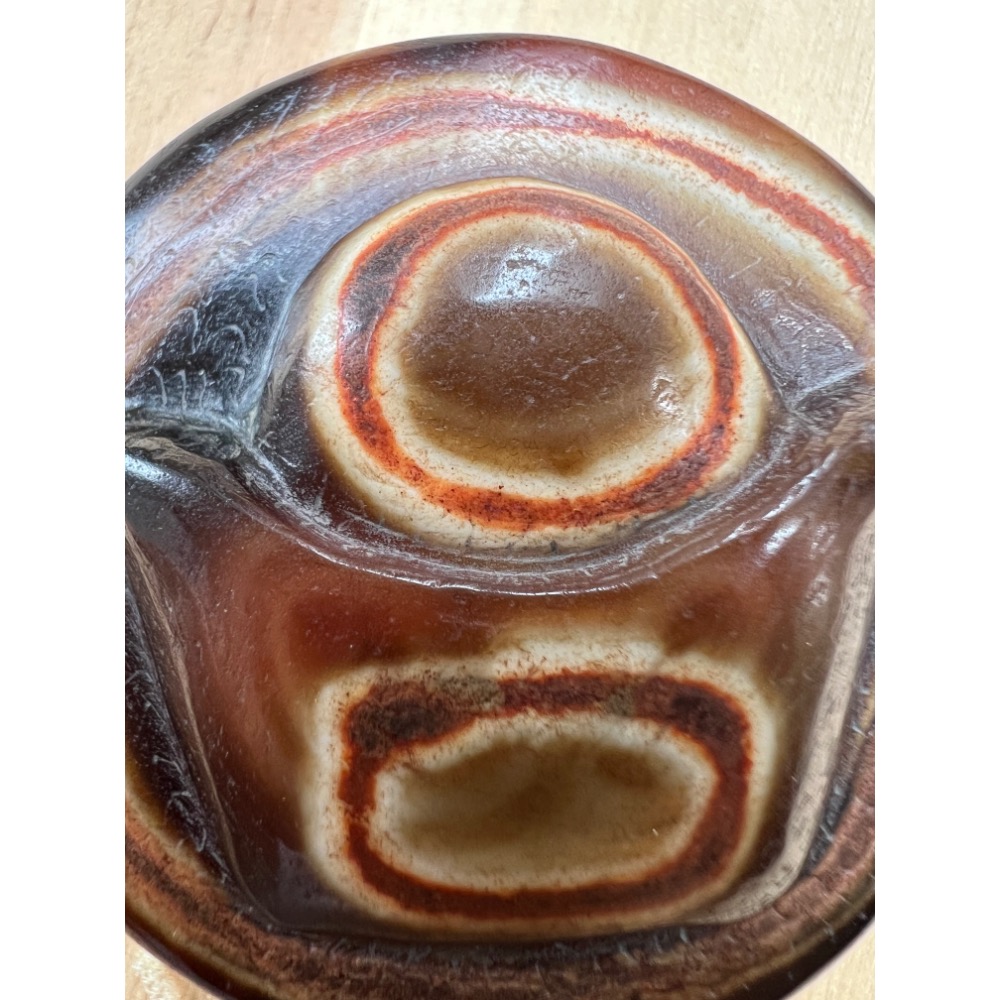 金元寶天地極品天珠是可遇不可求的聖珠具備辟邪避災的四通八達能力珠身潤澤圖騰特殊老天珠更帶出不凡的氣場財氣上揚-細節圖3