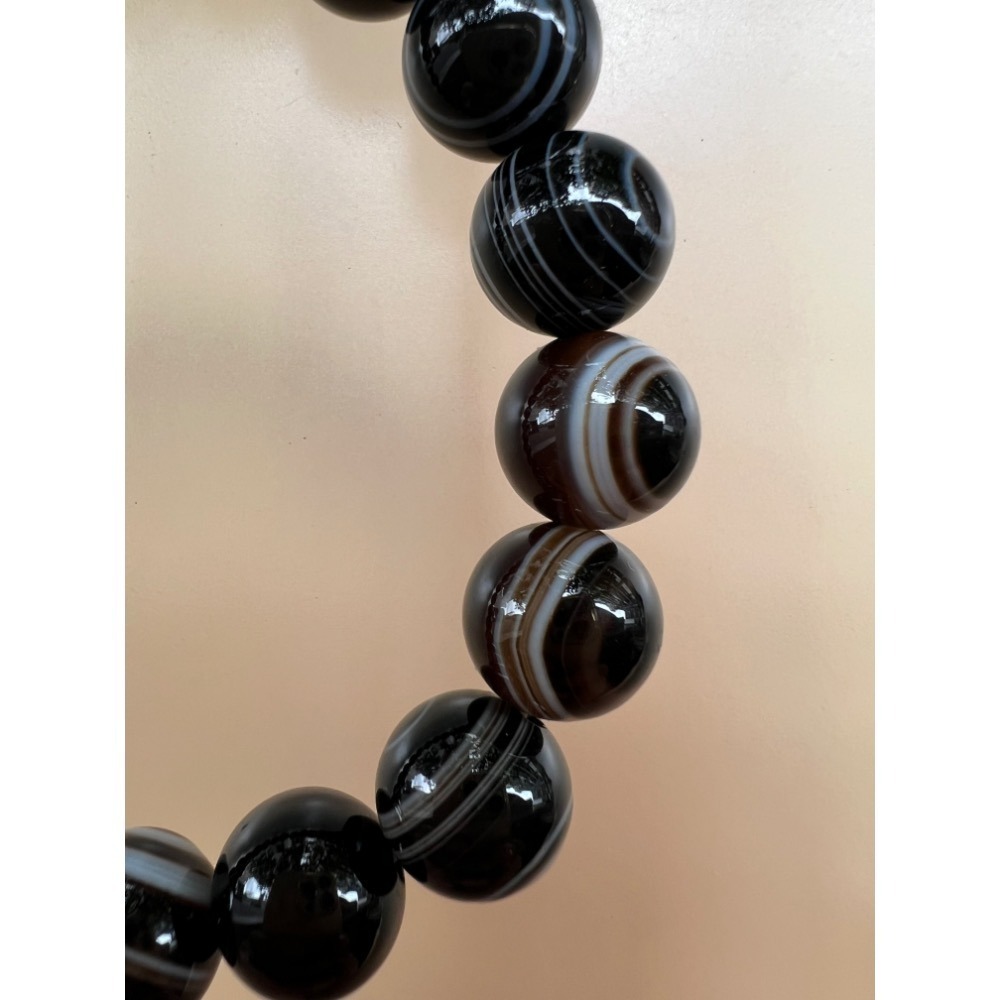 【天珠寺磁場】天然天眼珠手珠手鍊現貨單顆直徑10mm照片是實品-細節圖2