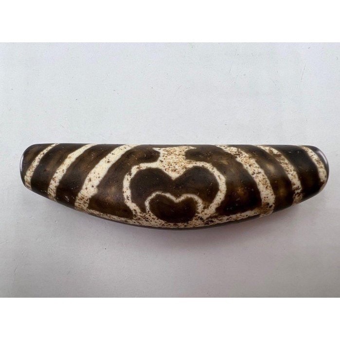 寶瓶天珠項鍊 Tibetan Vase Dzi Bead Necklace｜咖啡色繩鍊附蝦勾 可掛佛牌 吉祥祈福能量石-細節圖5