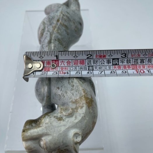 和田青黃玉四神獸白虎和田玉老虎和闐玉虎六合貴人缺虎者必得合和好運不斷招財化煞送木底座-細節圖2