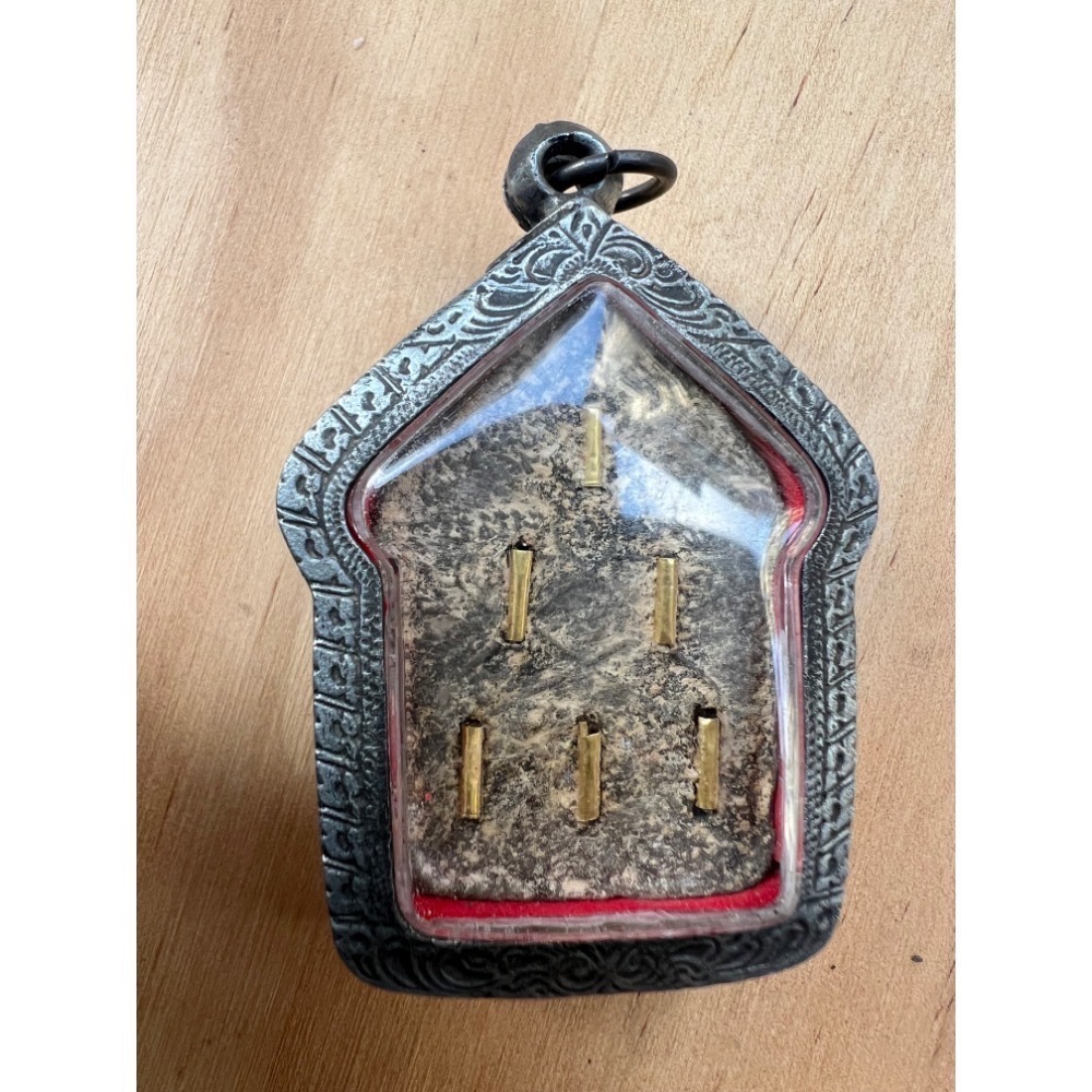 泰國名牌龍婆添坤平符管2515美綠多古曼粉多五芒星大模坤平桃花人緣特別版藏家必收精品龍婆tim坤平神牌高僧佛牌威猛強勁護-細節圖2