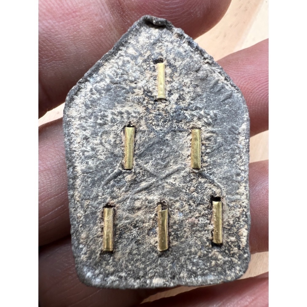 泰國名牌龍婆添坤平符管2515美綠多古曼粉多五芒星大模坤平桃花人緣特別版藏家必收精品龍婆tim坤平神牌高僧佛牌威猛強勁護-細節圖7