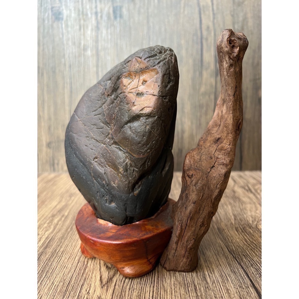 美猴王孫悟空石猴完全天然自然原石上過雜誌的猴子得過獎早期約二至三十年藏家的精品末法釋出六合貴人兼3合貴人不明不白遇貴人-細節圖3