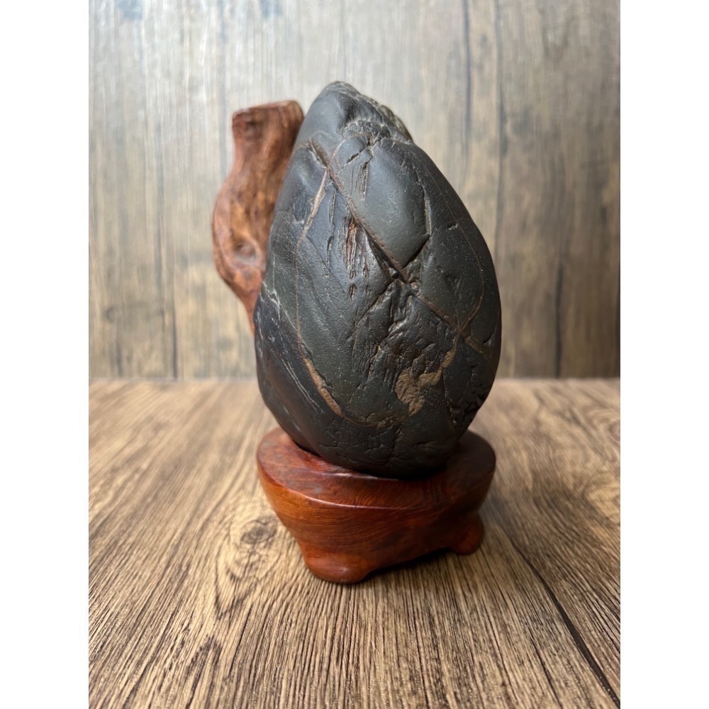 美猴王孫悟空石猴完全天然自然原石上過雜誌的猴子得過獎早期約二至三十年藏家的精品末法釋出六合貴人兼3合貴人不明不白遇貴人-細節圖7