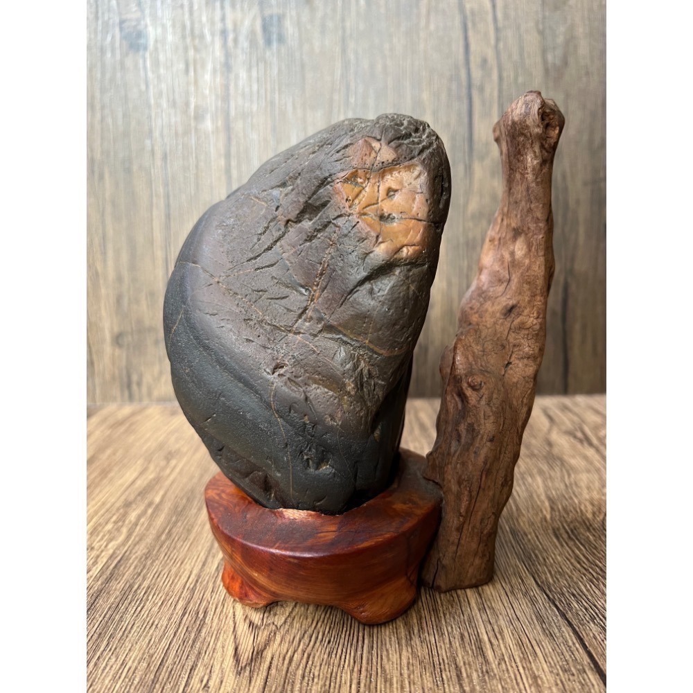 美猴王孫悟空石猴完全天然自然原石上過雜誌的猴子得過獎早期約二至三十年藏家的精品末法釋出六合貴人兼3合貴人不明不白遇貴人-細節圖4