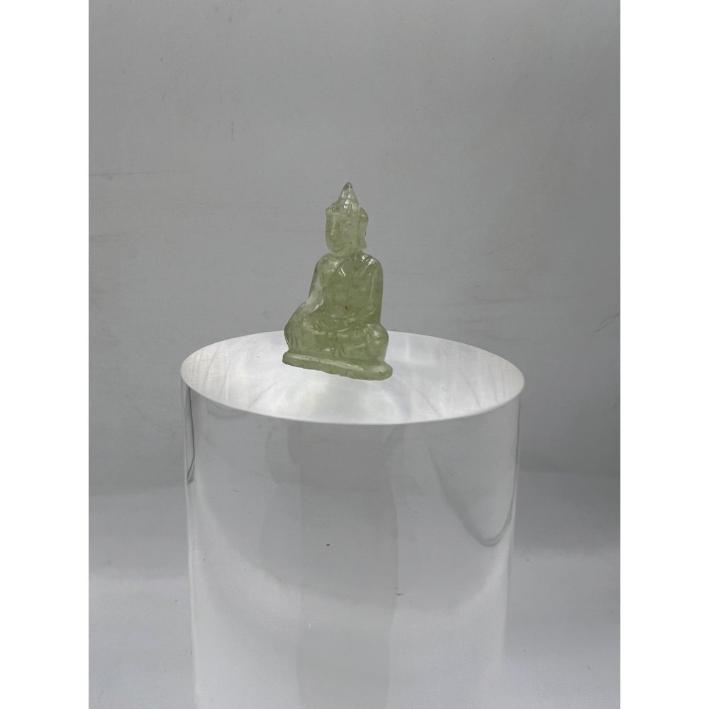 玉佛釋迦牟尼佛小立尊 瓦芒刊 佛曆2535大法會 泰國特殊玉料佛牌 照片為實品 精緻極罕見稀有入法玉雕釋尊聖物-細節圖5