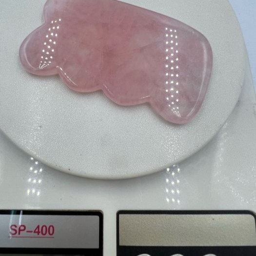 粉水晶刮板實物拍攝非樣品粉晶刮按摩板-細節圖3